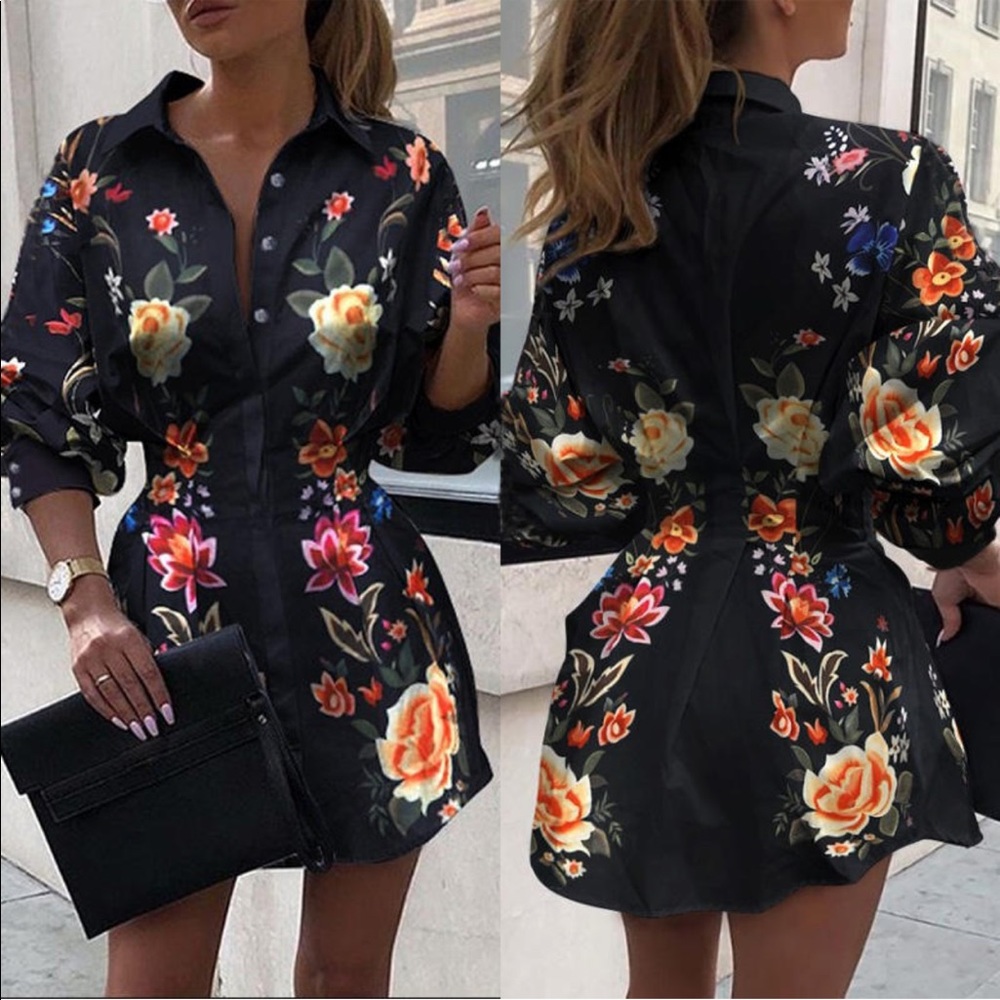 Floral slip dress